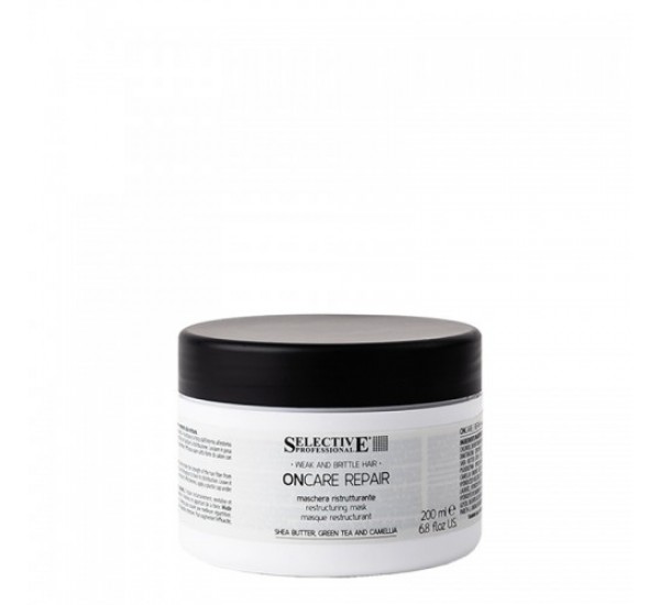 SELECTIVE ON CARE REPAIR MASK ВЪЗСТАНОВЯВАЩА МАСКА ЗА УВРЕДЕНА И НАКЪСАНА КОСА 200ml